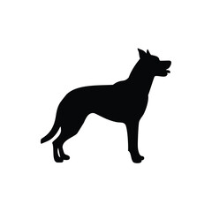 Animal and Bird Silhouette Icons Set – Vector Collection of Farm Animals, Birds, and Pets in Black Silhouette Style