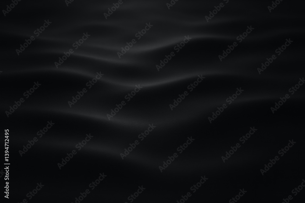 Poster smooth black waves creating an abstract and elegant background, perfect for design projects requirin