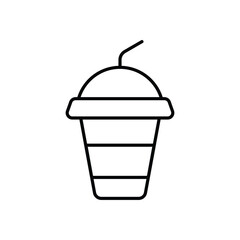 Soft Drink vector icon stock illustration