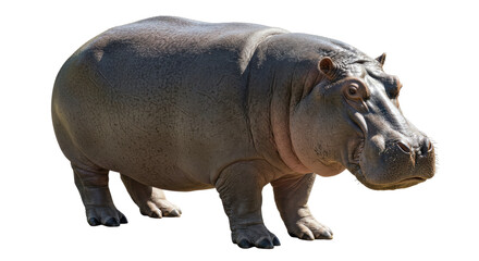 Obraz premium Isolated Hippopotamus