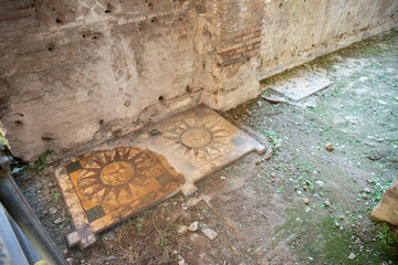 Archaeological Site of Villa Adriana near Rome