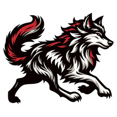 Wolf vector and illustrations.