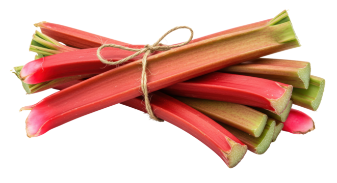 Isolated Rhubarb
