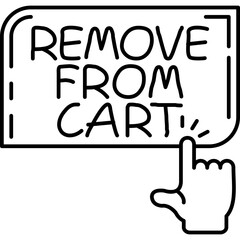 Remove from Cart Icon