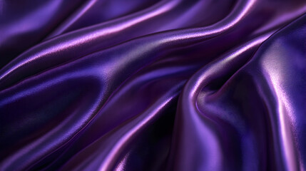 Obraz premium purple satin ribbon wrapped around a gift box, adding an elegant touch to the present 