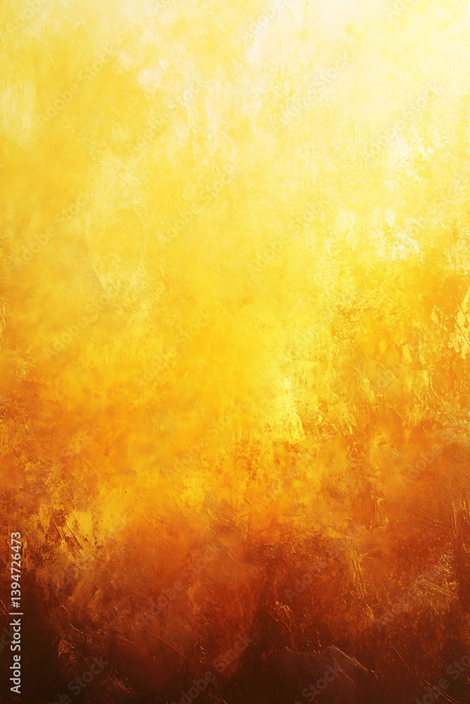Aufkleber elegant amber and golden yellow gradient backdrop featuring a subtle soft glow effect for vibrant il