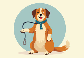 National Rescue Dog Day Vector Illustrations - Playful, Heartwarming Designs of Rescue Dogs, Adoption, and Shelters for Social Media, Campaigns, and Awareness Projects