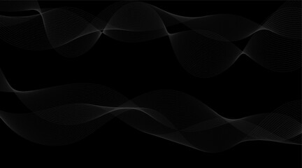 Dark background vector abstract wallpaper wavy design simple background for desktop