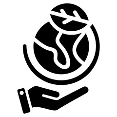 Ecology Glyph Icon