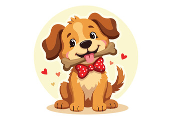 Fototapeta premium Vector Designs for National Rescue Dog Day - Heartwarming, Inspirational, and Adoption-Themed Illustrations of Rescue Dogs, Shelters, and Animal Love for Social Media and Campaigns