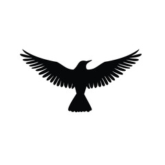 Animal and Bird Silhouette Icons Set – Vector Collection of Farm Animals, Birds, and Pets in Black Silhouette Style