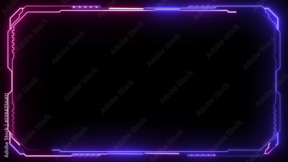 Aufkleber abstract neon studio background in bright colors. colorful neon template soft color background live 