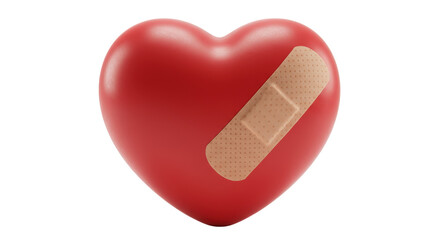 Isolated Heart with Bandage