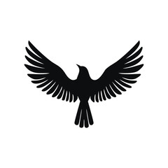 Animal and Bird Silhouette Icons Set – Vector Collection of Farm Animals, Birds, and Pets in Black Silhouette Style