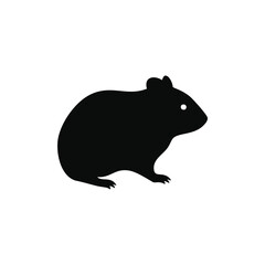 Animal and Bird Silhouette Icons Set – Vector Collection of Farm Animals, Birds, and Pets in Black Silhouette Style