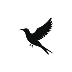 Animal and Bird Silhouette Icons Set – Vector Collection of Farm Animals, Birds, and Pets in Black Silhouette Style