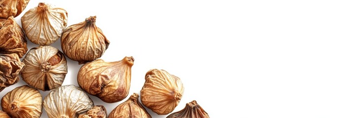 Fototapeta premium Dried Figs: A Culinary Delight - Sweet, chewy, and nutritious, dried figs are a versatile ingredient. They symbolize abundance, sweetness, health, nature