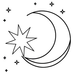 vector illustration of a compass