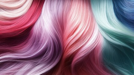 Fototapeta premium Discover Diverse Hair Colors in Our Exclusive Palette