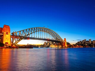 Fototapeta premium Sydney Harbour Bridge at Twilight