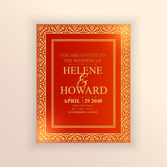 indian marriage card poster design save the date for announcement	