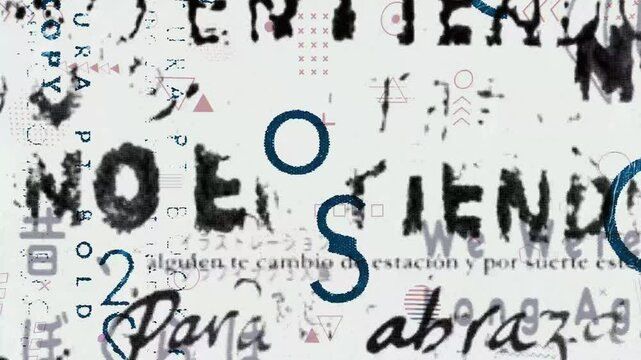 Grunge texture fast motion background and random graphics