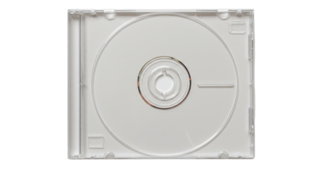 Isolated CD Case