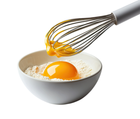 Egg yolk and flour mixture