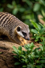 Obraz premium there is a small animal that is sitting on a rock