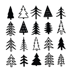 “Tree Silhouettes: Nature’s Shadows in Minimalist Beauty”