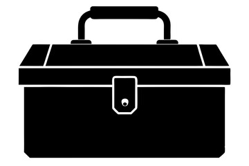 Toolbox Design Silhouette Vector Illustration