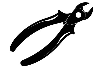 Wire Cutter Design Silhouette Vector Illustration