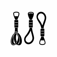 creative details resistance bands icon vector Illustration	