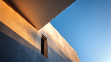 Modern Minimalist Architecture, Abstract minimal architecture background, white concrete ceiling