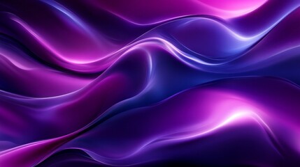 Obraz premium Abstract purple and pink wave design with flowing lines and digital texture