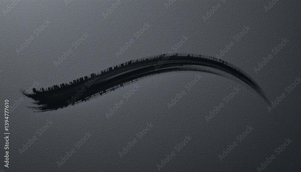 Poster dynamic brushstroke in abstract art creative studio digital artwork minimalist environment close-up 