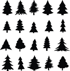 “Tree Silhouettes: Nature’s Shadows in Minimalist Beauty”