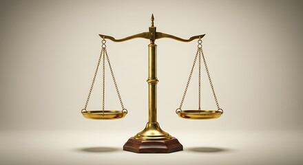 Golden Scales of Justice: Symbol of Balance and Equity