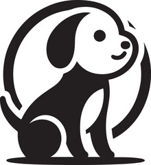 Obraz premium Puppy Logo Vector