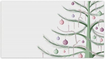 abstract christmas tree