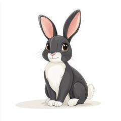 Fototapeta premium rabbit with a gift