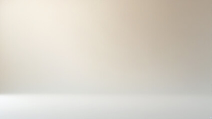 Neutral Studio Background with Soft Gradient for Product Photography, Beige Studio Background, Seamless Gradient, Empty Room, Blank Wall, 