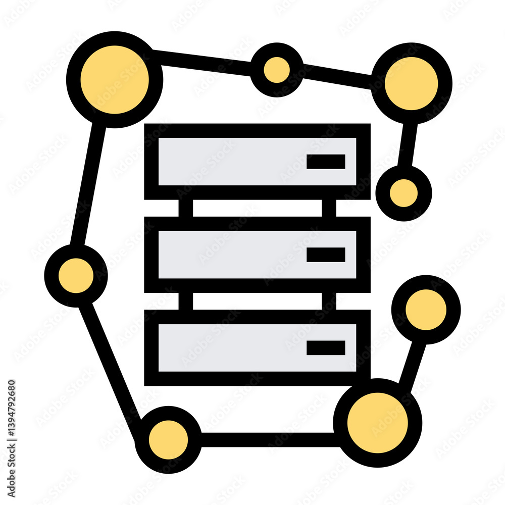 Poster data complexity icon