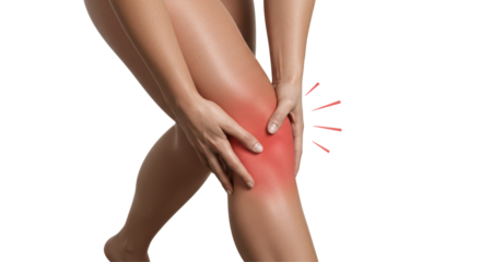 Isolated Knee Pain Illustration