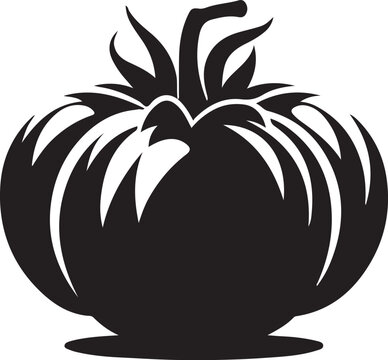 recommend clip art: Tomato silhouette vector art illustration. Tomato vector icon. 