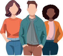 Fototapeta premium Diverse people