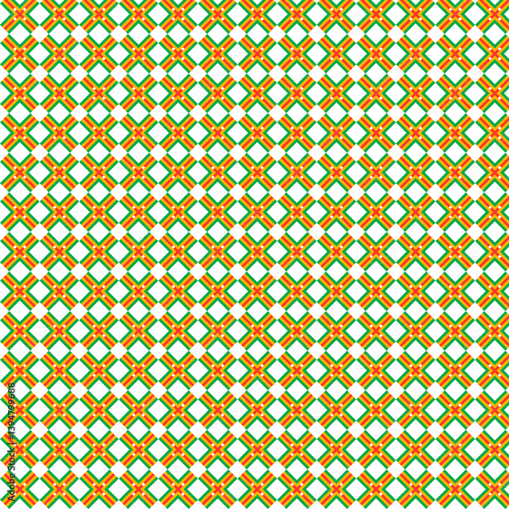 Poster bright intersections patterns design