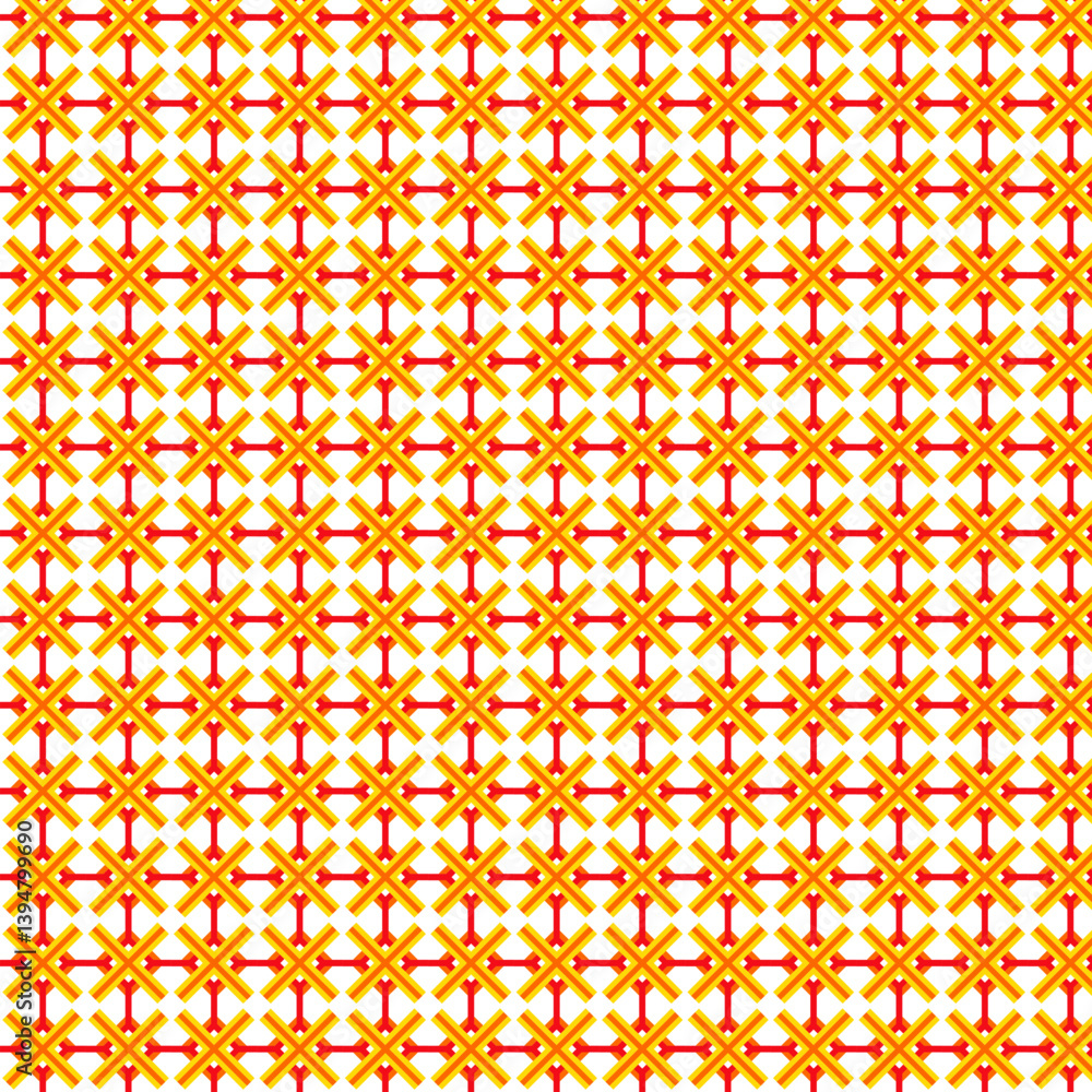 Poster bright intersections patterns design