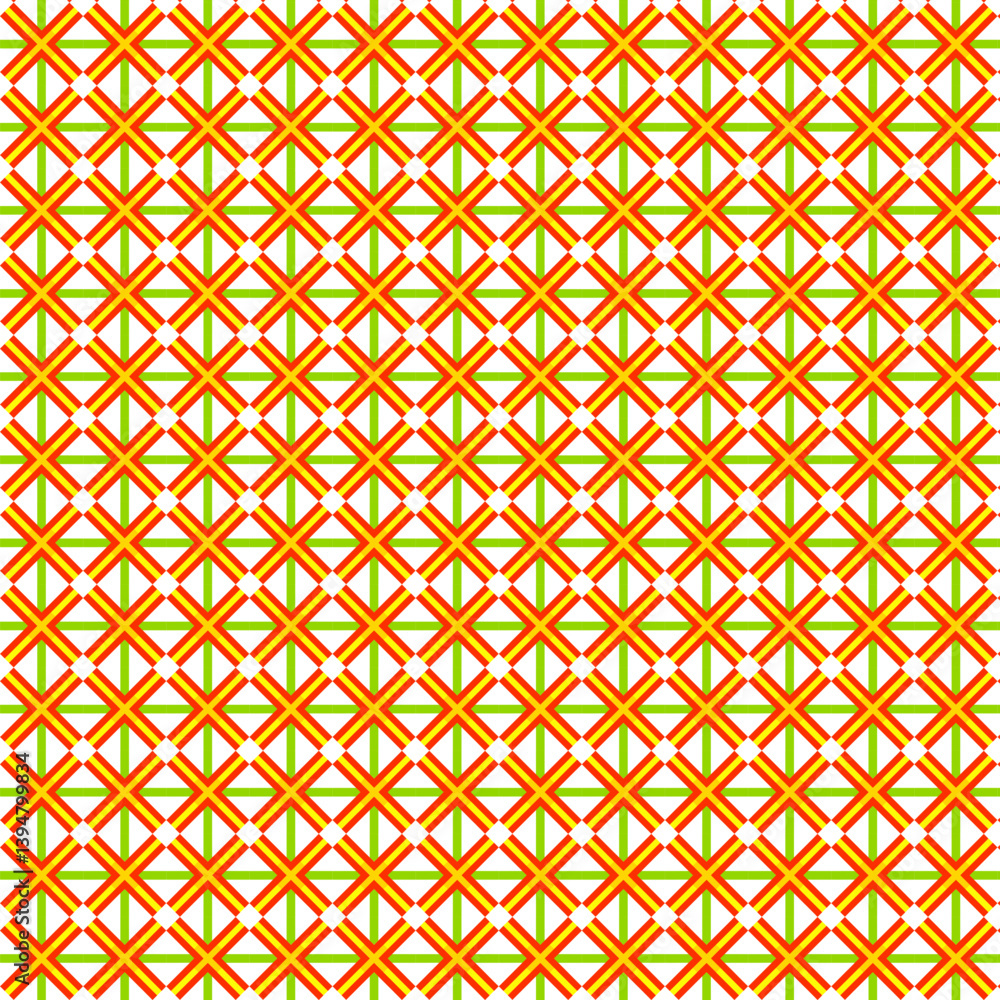 Poster bright intersections patterns design