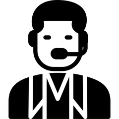 Business Man Glyph Icon